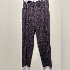 Ann Taylor Brown Leopard Print Women's Joggers